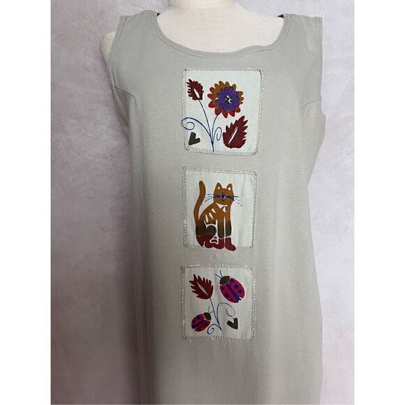 Vintage Plus Size Jumper Cat Themed - Picture 2 of 6